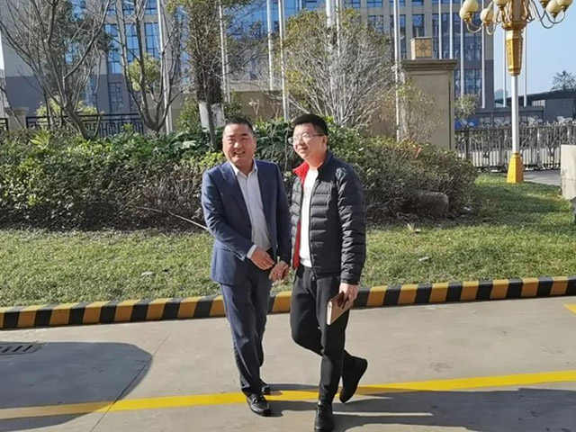 新春伊始，龍灣區空港管委會領導率隊蒞臨集團走訪慰問